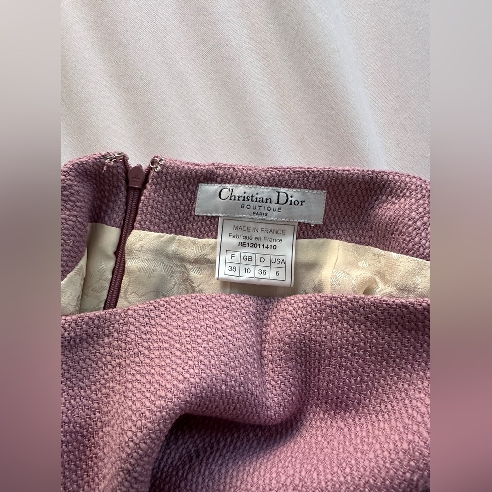 Dior by John Galliano Spring 1998 Skirt Silk Wool Vintage